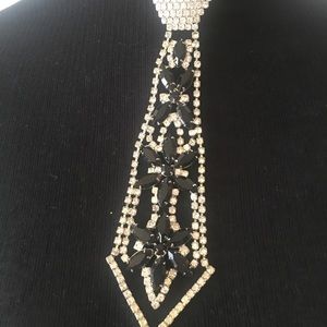 RHINESTONE NECKTIE PIN